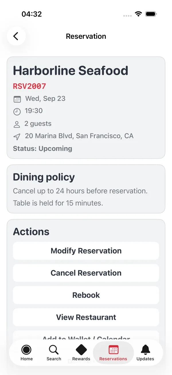 Final screen for dinespot-001