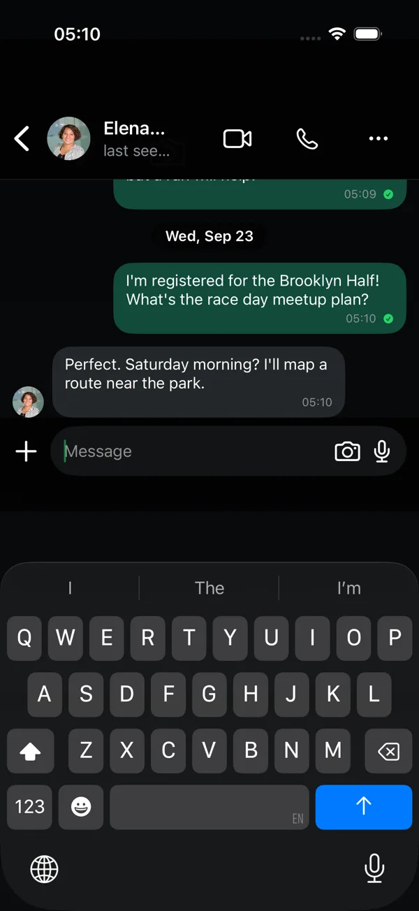 Final screen for quickchat-003