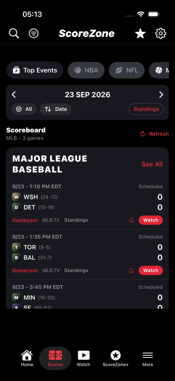Final screen for scorezone-003