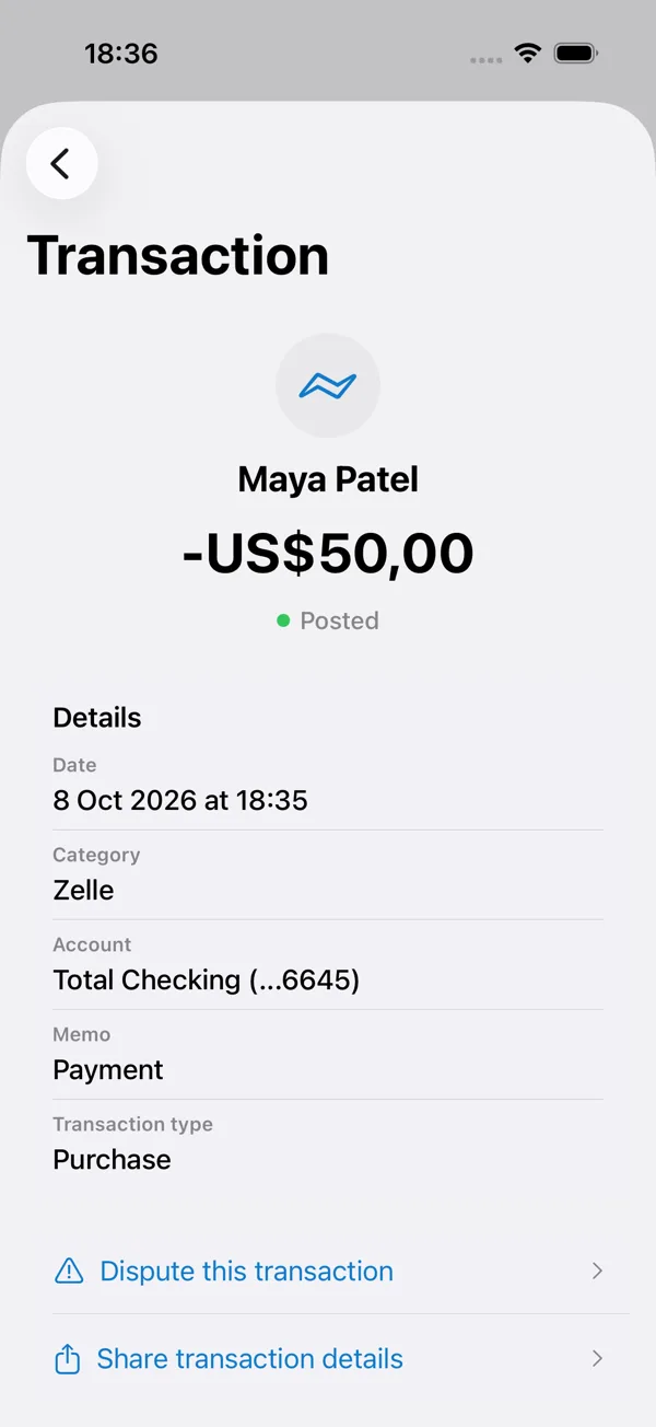 Final screen for mybank-003