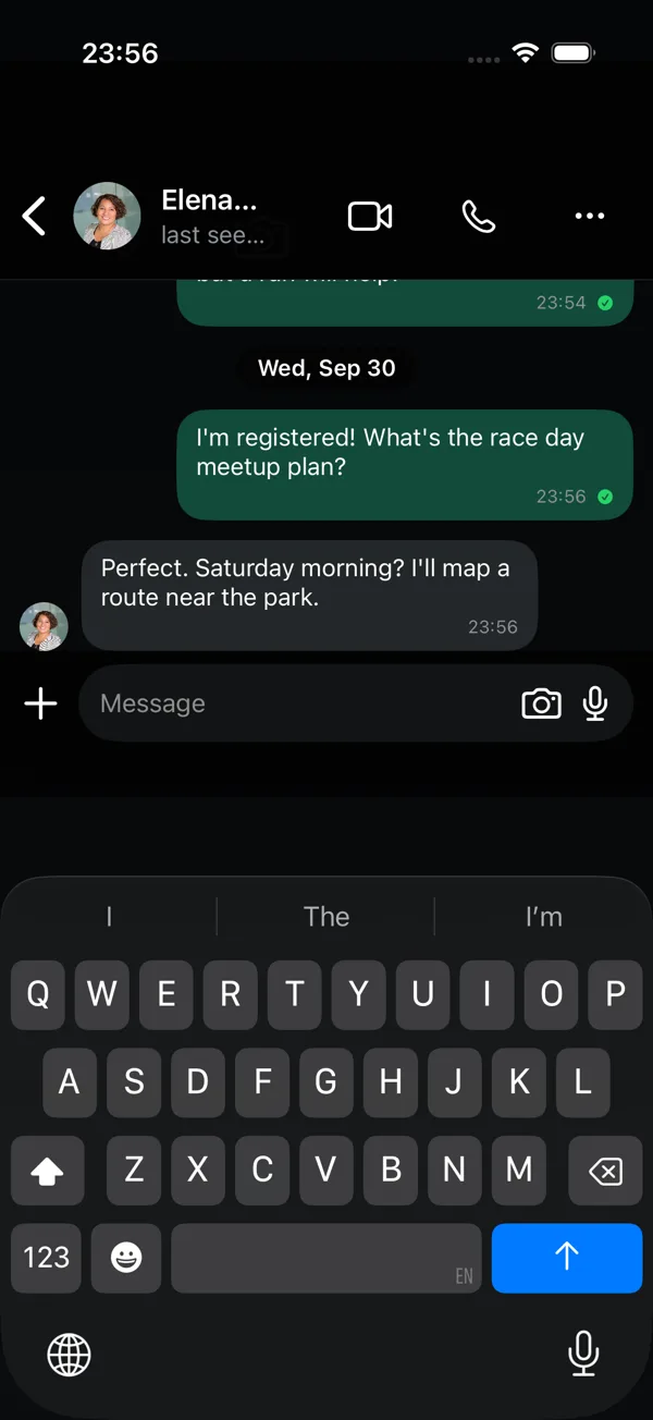 Final screen for quickchat-003