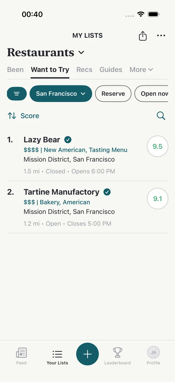 Final screen for tasterank-001